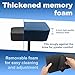 SPRING SEAON Knee Scooter Cover Breathable Fabric Memory Foam Pad for Pain Relief, Fits Most Knee Walkers
