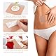 50 Stück Bauchnabel Pflaster Rizinusöl Packungen Rizinusöl Bauchnabel Belly Button Patch Rizinusöl-Packung Kein Waschen Selbstklebende Baumwoll Rizinusöl Patches 7X7 Cm(Ölfrei)