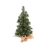 Uyuke Kerstboom Decoraties 20cm/30cm Mini Pine Tree met jute Base kerstboom Winkel Tafelblad Ornament