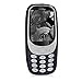 kwmobile Case Compatible with Nokia 3310 3G 2017 / 4G 2018 Case - Soft Slim Protective TPU Silicone Cover - Black Matte