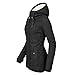 HHMY Parka Damen Winter,Warm Teddyfell Jacke Wintermantel Mit Gefüttert Wasserdicht Dicke Winterparka Parka Mantel Fleecejacke Steppjacke Windbreaker Winterjacke