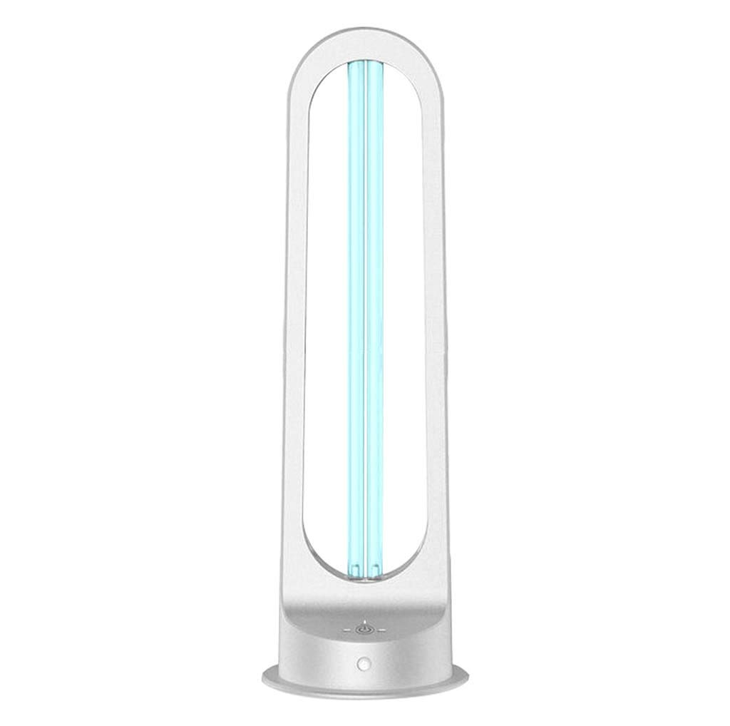 TJH Lámpara de desinfección UV de 55 vatios, lámpara de esterilización con ozono portátil y lámpara de eliminación de ácaros | Inducción del Cuerpo Humano-Protección de retardo 10S-con Control Remoto