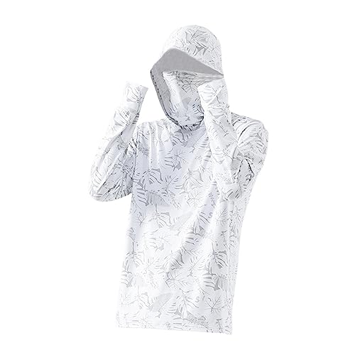 Sweat anti-UV homme respirant avec protection visage