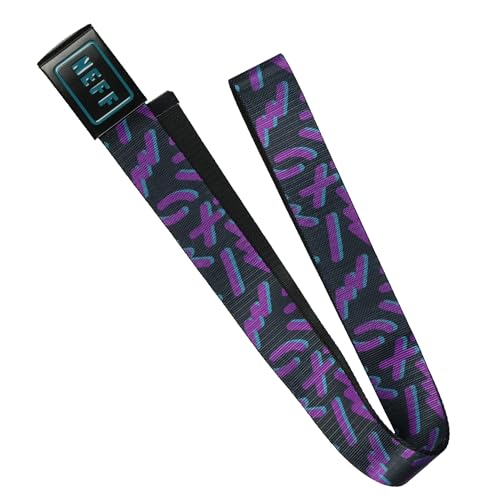 Neff Reversible Canvas Web Belt with Slide Buckle for Men OSFM3