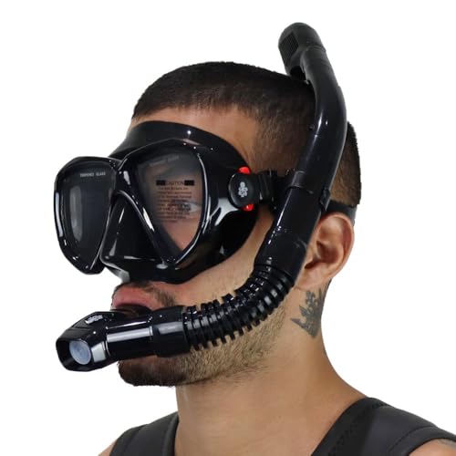 Kit de Mergulho Dive Motion Dive Master Dry - Preto