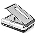 Cassette Player USB Cassette Tape to PC MP3 CD Switcher Clear Stereo Converter Captures Audio Music Player with Headphones Cassette to mp3 Cassette to mp3 Converter Microcassette Recorders