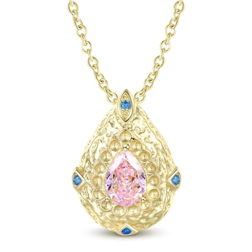 Collier pierre rose haute teneur en carbone pour sublimer vos soirées