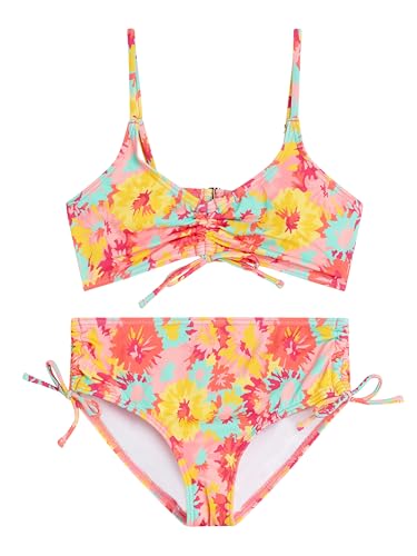 Image of Kanu Surf Girls' Willow V-Neck Bikini Beach Sport 2-Piece Swimsuits