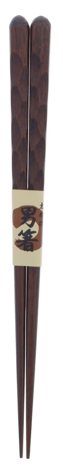 Ishida Thick Wooden Chopsticks for Men, 23.5cm