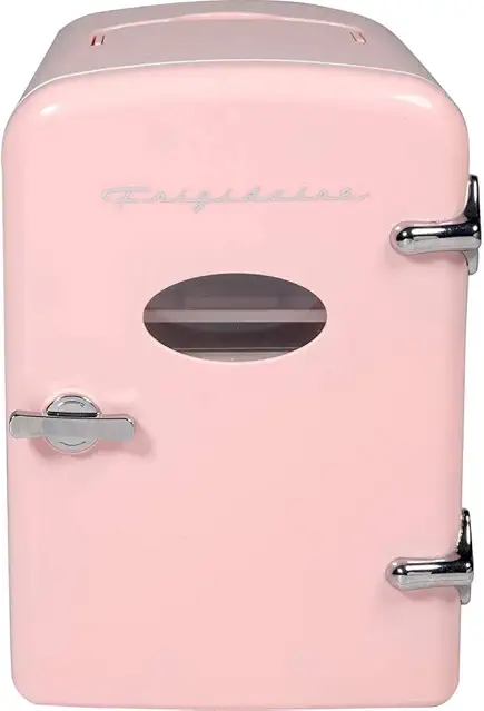 Frigidaire EFMIS175-PINK Portable Mini Fridge-Retro Extra Large 9-Can...
