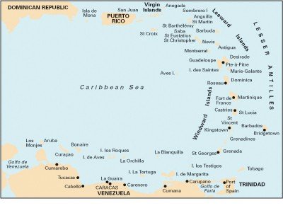 Imray Iolaire Chart 1 2007: Eastern Caribbean General Chart