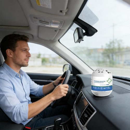 de eliminación de polvo, purificador de aire portátil de 120 g, de recogida de polvo, ambientador | para dormitorios interiores, oficinas, áreas de mascotas, hogar, coche, casa nueva - imagen 5