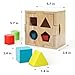 Bimi Boo Wooden Shape Sorter Toy for Babies - Classic Montessori Shape Sorter with Noise-Reducing Silicone Pad - Perfect Sorting Toy for Toddlers (8 Various Blocks, 1 Box, 1 Silicone Pad)