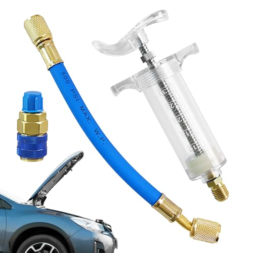 Inyector de AC – Herramienta profesional de llenado de HVAC, bomba inyectora de refrigerante automotriz | Inyección de rápida y para sistemas R134a y R1234yf
