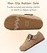 Nedaan Toddler Suede Shoes Genuine Leather Boys and Girls Brown Casual Sneakers Spring Fall Shoes