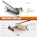 Heavy-Duty Paper Cutter, high-Speed Steel Blade, Suitable for A4 Paper, Leather and Polyvinyl Chloride Materials, Maximum Cutting Capacity is 400 Sheets, and The Cutting Range is Adjustable.