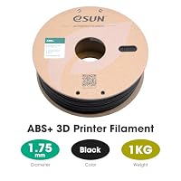 eSUN ABS+ Filament 1.75mm 3D-Drucker ABS Plus,Schwarz,1KG – Ansicht 2