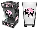 Pink Floyd Longdrink Glas Animals Pig Logo Bierglas