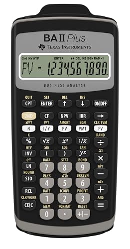 Texas Instruments BA II Plus Financial Calculator, Black image 5