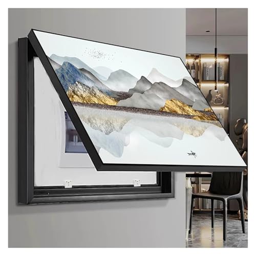 LSSHQ Pintura Decorativa La Caja Medidor Eléctrico Cubre Cuadro Electrico Caja Distribución Pintura Decorativa Contadores Medidores Eléctricos Desmontable(C,40 x 50 cm/15.7inx19.6in)