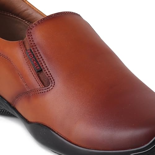 Image of Red Chief Men's Genuine Leather Slip-On Formal Shoes - Effortless Style, Everyday Comfort | RC3812