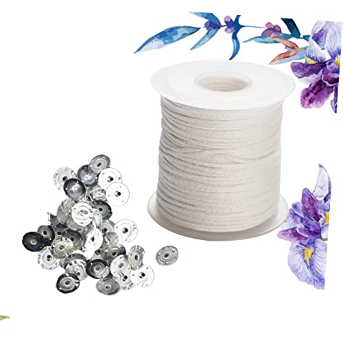 COHEALI 1 rollo mechas enceradas para velas DIY miniatura 3