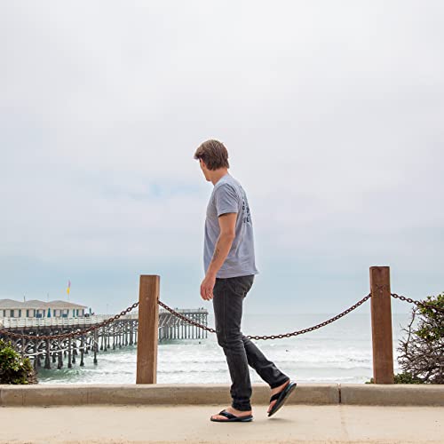 REEF Anchor Men's Beach Flip Flop, Water Friendly, Cushioning Heel Airbag2