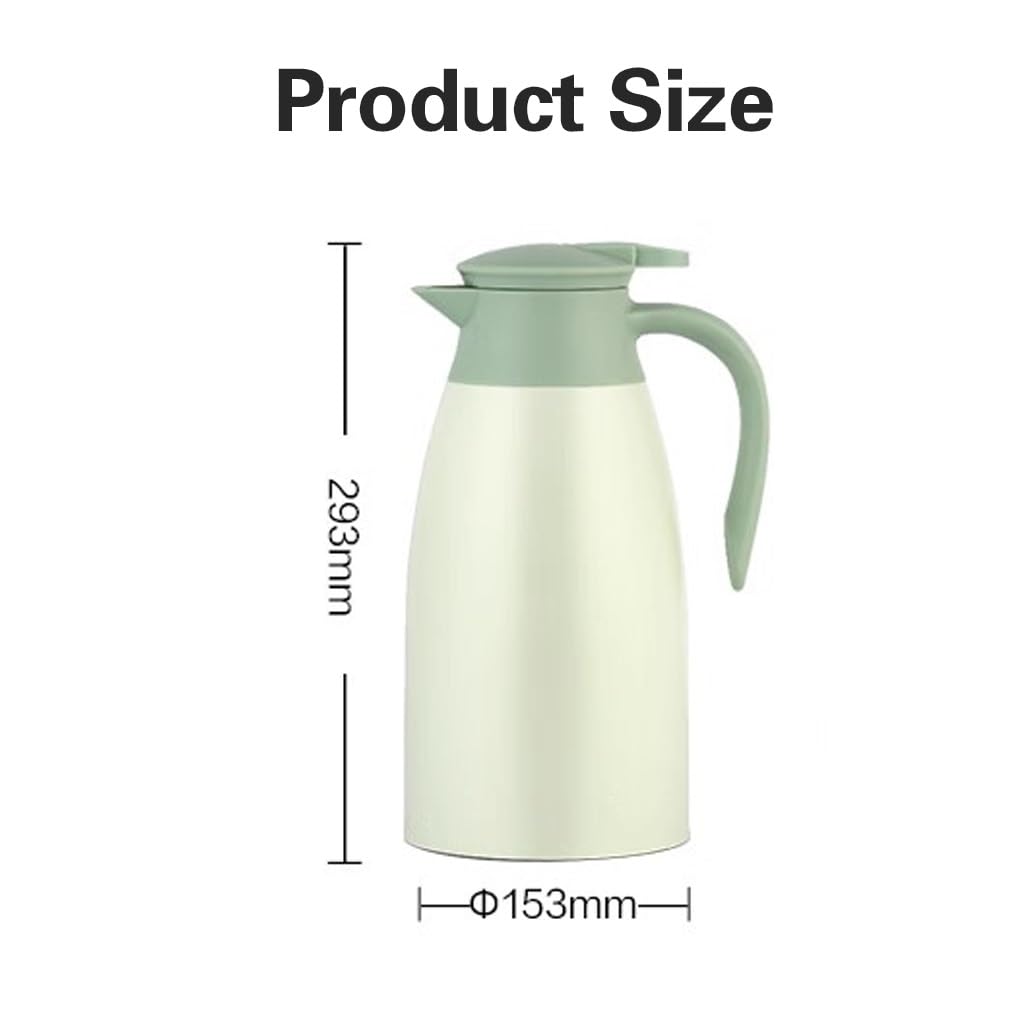 Botella de agua aislada térmica para café, acero inoxidable, doble pared, dispensador de bebidas