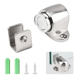 Ufurmate Magnetischer Glastürstopper Silber 8-12mm