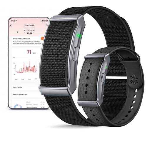 Smart Bracelet Fitness Tracker for Men & Women - 24/7 Heart Rate & Sleep Monitor, Step Counter, 120...