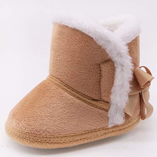 Newborn Infant Baby Boys Girls Cotton Fleece Booties Winter Warm Ankle Boots Soft Non-Slip First Walking Shoes4