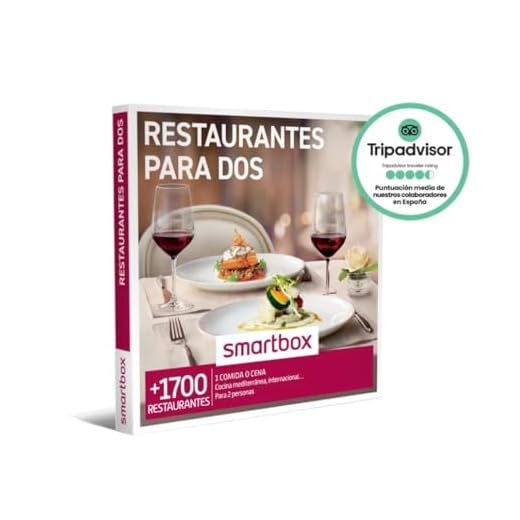 Smartbox - Caja Regalo Restaurantes para Dos - Idea de Regalo para Parejas - 1 Comida o Cena para 2 Personas