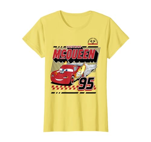 Disney Pixar Cars McQueen Retro 95 Poster T-Shirt