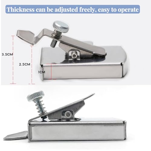Guia de costura magnética para máquina de costura, guia de costura magnético universal com clipe, gu
