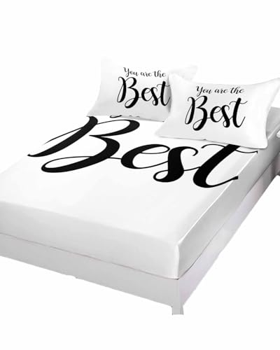 LiyanYenCng Twin Fitted Sheet Deep Pocket, You are The Best