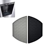 Upgrade Silicone Refrigerator Drip Tray Catcher 2 packs, Pro...