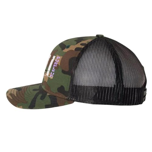 Purples Up for Militarys Kids Flag Militarys Child Month Hiking Hats for Women Cool Hats3