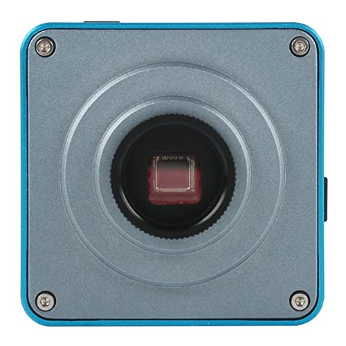 Cámara de microscopio digital 2K 48MP USB con adaptador para microscopio estéreo trinocular 4