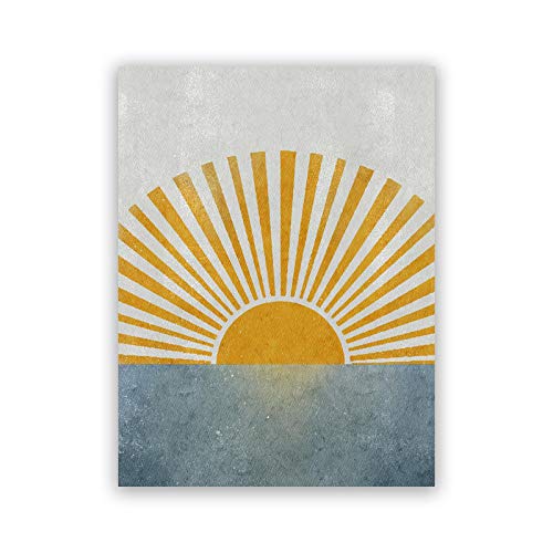 Impression Boho décoration murale en toile paysage marin 40x60cm sans cadre