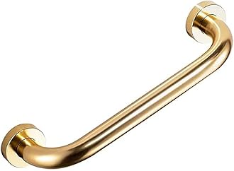 12 Inch Grab Bars for Bathtubs and Showers, Stainless Steel Bathroom Grab Bar Handle, Bathroom Shower Balance Bar,Safety Hand Rail Support,Handicap Elderly Senior Assist Bath Handle (Gold)