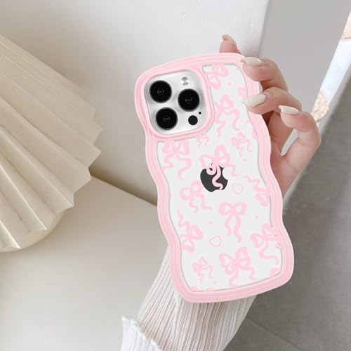 Étui iPhone 12 Pro Max motif nœud esthétique cadeau fille violet