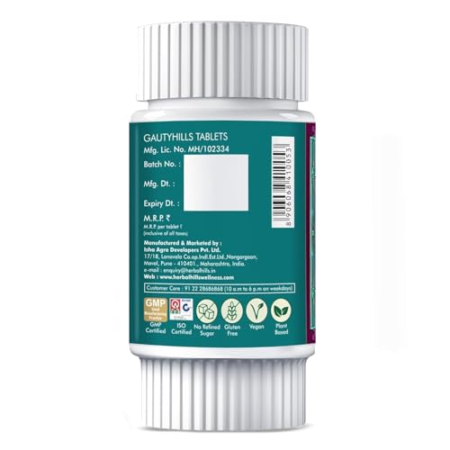 Image of Herbal Hills Gautyhills Tablets (60 Tablets Pack of 5)