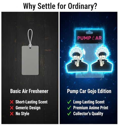 Image of PumpCar 2 pieces Gojo double-sided hanging Japanese anime cherry-scented car air freshener Cool anime hanging for rearview mirror Car Interior Accessories Gifts, purple