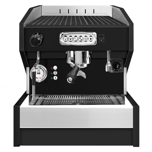 GGM Gastro | STEMS1P | Siebträgermaschine Eminence - 1 Gruppig - inkl. Preinfusiuonssystem - Schwarz