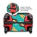 SWEET TANG Washable Luggage Cover Fashion Monkey Love Banana Suitcase Protector Fits 18-32 Inch Luggage