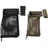 Kronstry Tactical Brass Shell Catcher 2PCS, Nylon Mesh Cartridge Collector with Quick-Release Zipper...