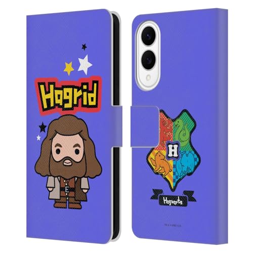 Étui Portefeuille Harry Potter Hagrid en Cuir pour Samsung Galaxy S25 Edge protecteur