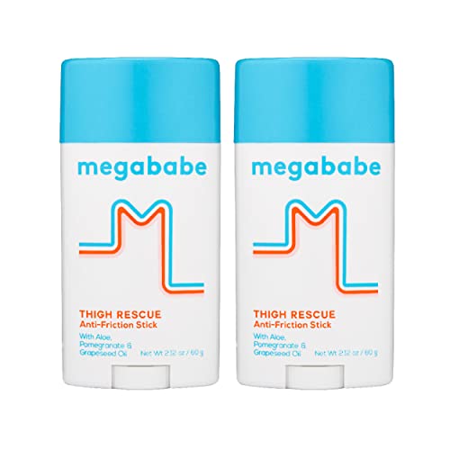 Megababe Thigh Rescue Anti-Chafe Stick 2.12oz - 2 PACK