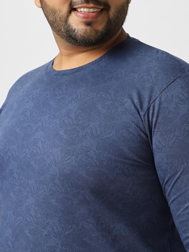 Image of Urbano Plus Men's Printed Full Sleeve Regular Fit Cotton T-Shirt