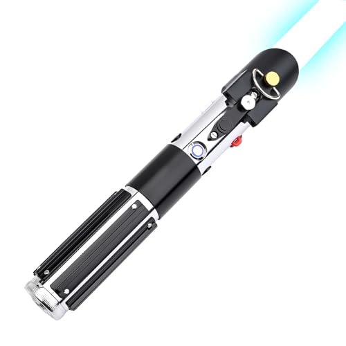 Ankhural Lightsaber Dueling Light Saber for Adults Metal Hilt with 12 RGB Colors 16 Sound Fonts Smooth Swing Motion Control Rechargeable Force FX Light Sabers Party Cosplay Props